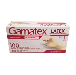 دستکش لاتکس برند Gamatex